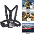 Adjustable Mobile Phone Chest Strap Harness Mount, Black, Compatible with iPhone, GoPro Hero, DJI Osmo Action Cameras...