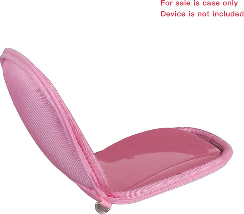 Hermitshell Hard Storage Carrying Case Bag Fits Apple Magic Mouse (I and II 2nd Gen) (Pink Nylon)...