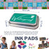 Ink Pads for Rubber Stamps, Rubber Stamps Pads- Permanent, Waterproof, Stamp Pads for Card Making, Scrapbooking Supplies, Christmas Ink Stamps, Ha...