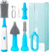 Electric Bottle Brush Set with Baby Bottle Brush, 2 Nipple Brush, Straw Brush and Extension Handle, Rechargeable Bottle Brush Cleaner, for New Bab...