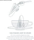 Tea Forte Icon Stainless Steel Loose Leaf Tea Infuser, Extra Fine Strainer with Silicone Leaf and Base...