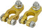 Ampper Brass Battery Terminal Connectors, Top Post Battery Terminals Clamp Set for Marine Car Boat RV Vehicles (1 Pair)...