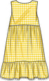 Simplicity Easy to Make Children's and Girls' Relaxed Fit Tiered Dress Sewing Pattern Packet, Design Code S9933, Sizes 7-8-10-12-14, Multicolor...