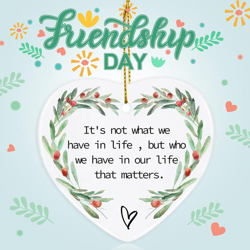 Friendship Ornaments - Christmas & Birthday Gifts for Women - Home Decor...