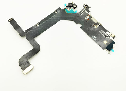 Charging Port Board Dock Connector Flex Cable Replacement Compatible with iPhone 14 Pro Max 6.7inch (White)......