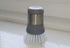 Stainless Steel Mini Scrub Brush, Ergonomic Palm Scrubber with Stainless Steel Handle, Pack of 2, Gray (1436A2P6-AMZ)...