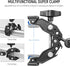 NEEWER Double Super Clamp Camera Mount with Magic Arm, Cold Shoes for Desk Studio Light Stand Holder Photography Reflector, Flag, Cross Bars, Moto...
