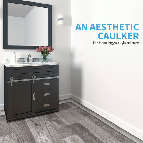 Art3d Self Adhesive Vinyl Floor Transition Strip, Laminate Floor Strip Floor Flat Divider Strip for Joining Floor Gaps,Carpet Threshold, Floor Til...