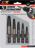Performance Tool W2964 Fine Threaded Extractor Set - Remove Damaged, Frozen, or Rusted Fasteners from Wood, Plastic, or Metal with 1/4-Inch Hex Sh...