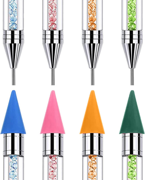 ZYNERY 4 PCS Wax Pen, Diamond Painting Pens No Wax Needed Self-Stick Drill Pens, Diamond Art Pens for DIY Crafts Painting Cross-Stitch Nail Art...