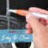 Slobproof 5-Pack Replacement Brush Tips for Refillable Touch up Paint Pen, Refillable Paint pens for Walls, Touch up Work, Fillable Paint Pens for...