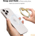 Allengel Compatible with MagSafe iPhone Ring Grip Holder, Magnetic Phone Ring Holder with Finger Ring Kickstand for iPhone 15, 14 Pro Max, 14 Pro,...