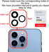 ASDAWN Back Camera Lens Glass Replacement for iPhone 13 Pro and 13 Pro Max, rear Lens Glass Replacement kit with Pre-Installed Adhesive + Installa...
