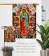 Our Lady of Guadalupe Flag Home Decor Faith Hope Grace Grave Yard Decorations For Cemetery Peace Dove Religious Decoration Religion Easter Garden ...