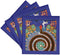 3dRose Folk, Huichol Art, Santa Fe, New Mexico-US32 JMR1118-Julien McRoberts-Ceramic Tile Coasters, Set of 4 (CST_92754_3)...