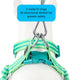 Striped Puppy Dog Harness Dog Vest Harness for Dog Training Easy Walking Dog Harness Small Dog Harness Escape-proof Dog Harness (green, XS)...