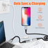 AGVEE 6.6ft Lightning Extension Cable, Braided Female to Male Extender Full Function Cord Compatible with iPhone iPad, Data Sync Video Audio & Cha...