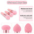 3Pcs Makeup Sponge Facial Foundation Sponge Professional Makeup Blending Sponge with Handle Beauty Sponge Blender Dry & Wet Use Makeup Sponges for...