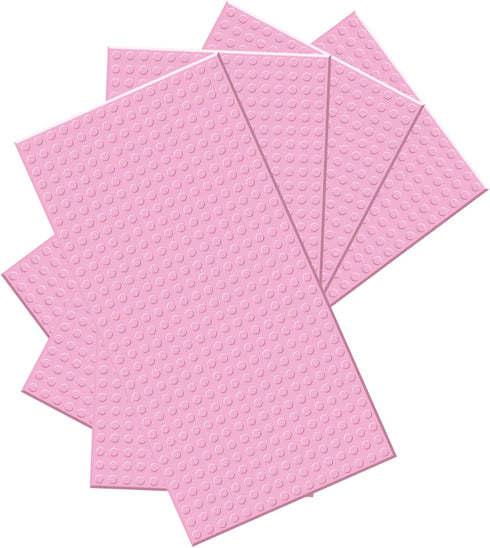 BOROLA Classic Baseplates Building Brick -10 "x 5" ?Compatible with Most Major Brand Building Bricks, Used for Substrates for Building Towers, Des...