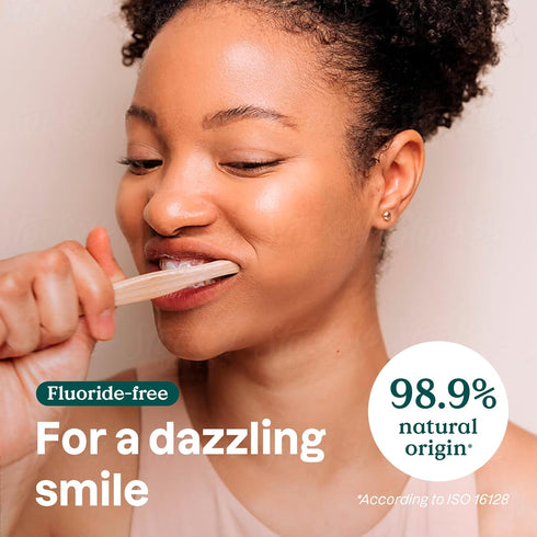 ATTITUDE Fluoride-Free Toothpaste, Plant- and Mineral-Based Ingredients, Vegan, Cruelty-Free and Sugar-Free, Whitening, Peppermint, 4.2 Oz...