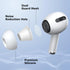 Silicone Replacement Ear Tips Compatible with airpods pro Wireless Earbuds,Clean Kit with 2 Soft Brush and 1 Cleaning Putty,Noise Reduction Hole, ...