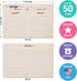 321Done Recipe Cards, Made in USA - 4x6 Tan, Simple Script, Double-Sided Thick Cardstock, Cute Vintage Rustic Kraft Look for Bridal Shower Wedding...