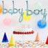 Tellpet Baby Boy Balloons, Blue Baby Boy Letter Balloon Baby Shower Decorations for Boy...