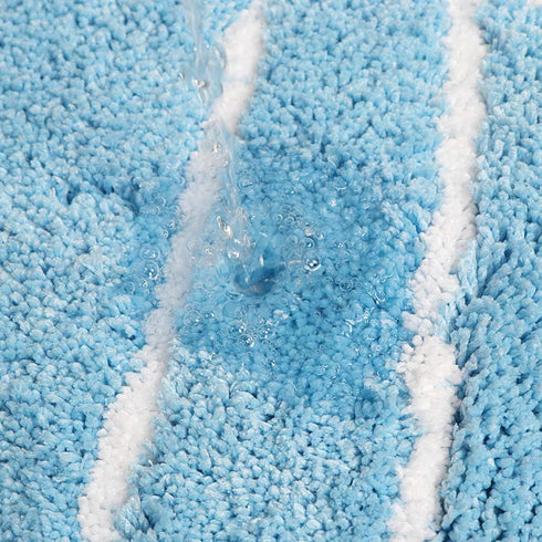 Cute Doormat for Kids - Microfiber Absorbent Bathroom Mats - Front Door Mat Carpet Floor Rug, Leaf Shape 19.7" x 37.4"...