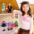 Wooden Dollhouse Family Set of 7, Mini Figures for Pretend Play, Classic Doll House Accessories for Kids & Toddlers...
