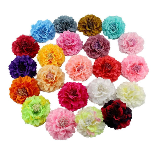 HC-01 Floral Fall Peony Flower Hair Clip Flamenco Dancer Pin up Flower Brooch (Royal Blue)...