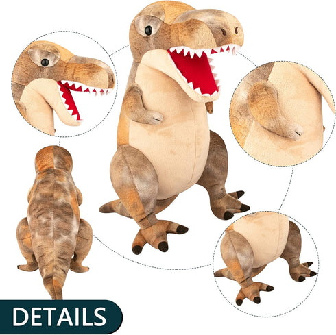 Tyrannosaurus Dinosaur Stuffed Animals T Rex Dinos Plush Toy, 12.6 inches...