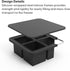 W&P Peak Silicone Extra Large Cube Ice Tray w/ Protective Lid | Blue Peak | Easy to Remove Ice Cubes | Food Grade Premium Silicone | Dishwasher Sa...
