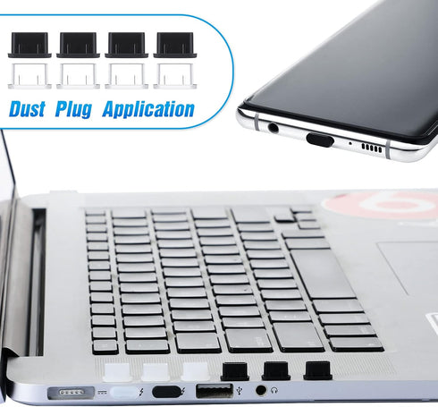 Frienda 33 Pcs Anti Dust Plug Set Phone Dust Plug Compatible with Samsung s10, s20, s21, A51, A52, A71, Phone Port Cleaning Brush Kit Phone Speake...