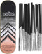 Willow Vine Sketch Charcoal Sticks Tin Box Set of 10 Compressed Assorted Artist Pencils Medium Black Students Beginners Painter Art Supplies for D...