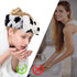 3 Pack Spa Headband and Wrist Washband Face Wash Set,Reusable Soft Makeup Headband Fleece Skincare Headbands for Washing Face Shower (Narrow Cow)...