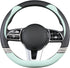 Cute Steering Wheel Cover D Shape for Girls Women Universal 15 inch,Black and Green...