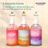 Blossom Layered In Luxury 2-in-1 Scented Body Wash & Bubble Bath with Hyaluronic Acid, Liquid Bath Gel Body Cleanser with Pump for Dry, Sensitive ...