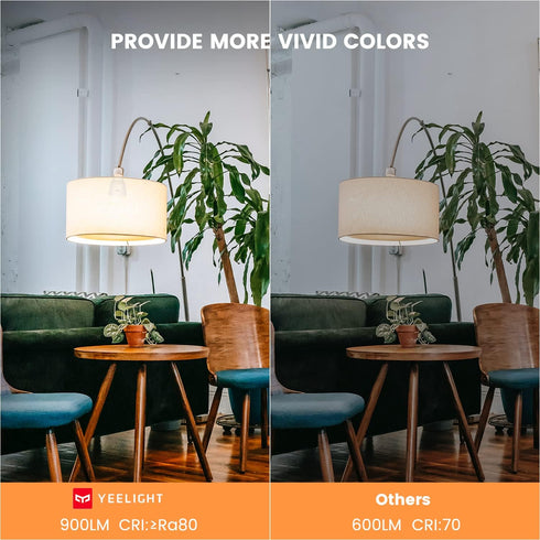 YEELIGHT Alexa Light Bulb W3 Tunable White, WiFi Light Bulbs, Smart Light Bulbs,Works with Google Home&SmartThings, E26 Tunable White...