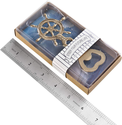Rudder Bottle Opener - Nautical Gifts for Boater - Nautical Decor - Birthday Gift for Sailor - Nautical Beer Opener in Gift Box - Beautiful Nautic...