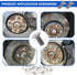 4pcs Stainless Steel Brake Disc Rotor Screws 93600-06014-0H- Compatible With Honda, Acura, Hyundai and Kia Models, Stainless Steel Retaining Screw...