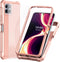 Ailiber for Celero 5G Plus Phone Case, Boost Celero 5G+ Case with Screen Protector, 2 Layer Structure Protection, Shockproof Corner TPU Bumper, Sl...