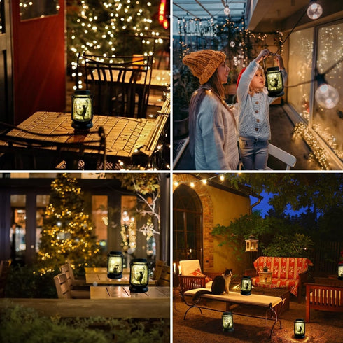 Cat Solar Garden Lights, Mothers Day Gift, Gift for Mother/Grandma/Women, Garden Gift, Yard Gift, lamp Decor, Patio Outdoor Porch Waterproof Solar...