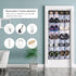 Over the Door Hanging Shoe Organizer with 24 Large Mesh Pockets - Shoes Holder/Black...