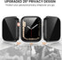 Tensea for Waterproof Apple Watch Screen Protector Case SE2 Series SE 6 5 4 44mm Accessories, iWatch Protective PC Face Cover Built-in Tempered Gl...