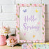 Scrapbook Paper 11.8x11.8 Inch Spring Flowers Pattern Paper Double-Sided Craft Paper Decorative Paper Folded Flat for Art Craft DIY Card Making, S...