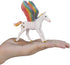 MOJO Pegasus Baby Rainbow Realistic Fantasy Toy Replica hand painted figurine...