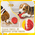 Dog Balls Treat Dispensing Dog Toys, Dog Toys for Aggressive Chewers Large Breed, Nearly Indestructible Squeaky Dog Chew Toys for Large Dogs, Natu...
