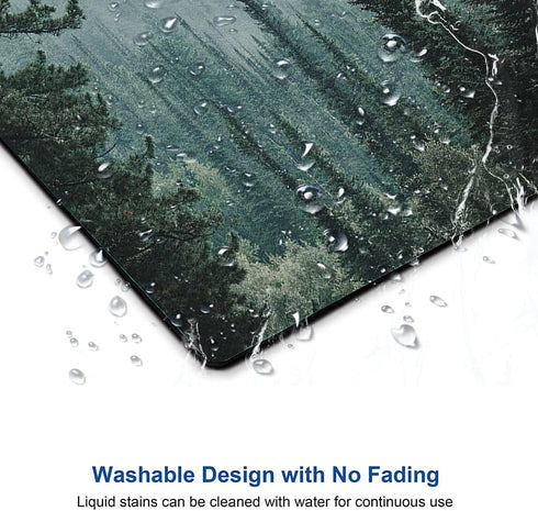 Mouse Pad, Mist Forest Mouse Pad, Washable Square Cloth Mousepad for Gaming Office Laptop, Non-Slip Rubber Computer Mouse Pads for Wireless Mouse,...
