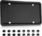 LivTee Silicone License Plate Frames Covers, 1 Pack Universal American Car Accessory License Plate Bracket Holder, Licence Plate Accessories - Bla...