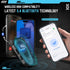 Motorcycle Bluetooth 5.4 Headset with LCD Screen,Motorcycle Helmet Speakers with 2 Mic,3D Stereo Sound,48h Music&FM,Noise Reduction and Waterproof...